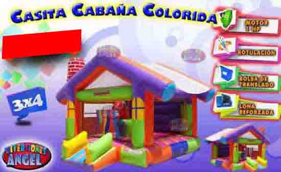 Casita Cabaña Colores
